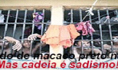 Racismo não é ser chamado de macaco preto! Mas...cadeia é sadismo!!